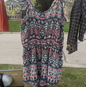 Cute Geometric Romper